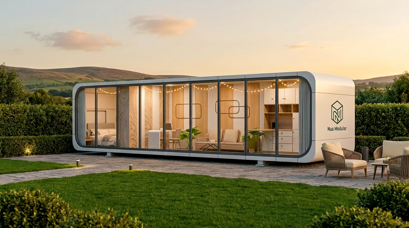 Nua Nest garden living pod