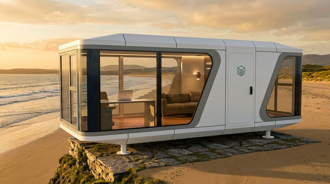 Nua pod on the Irish coast