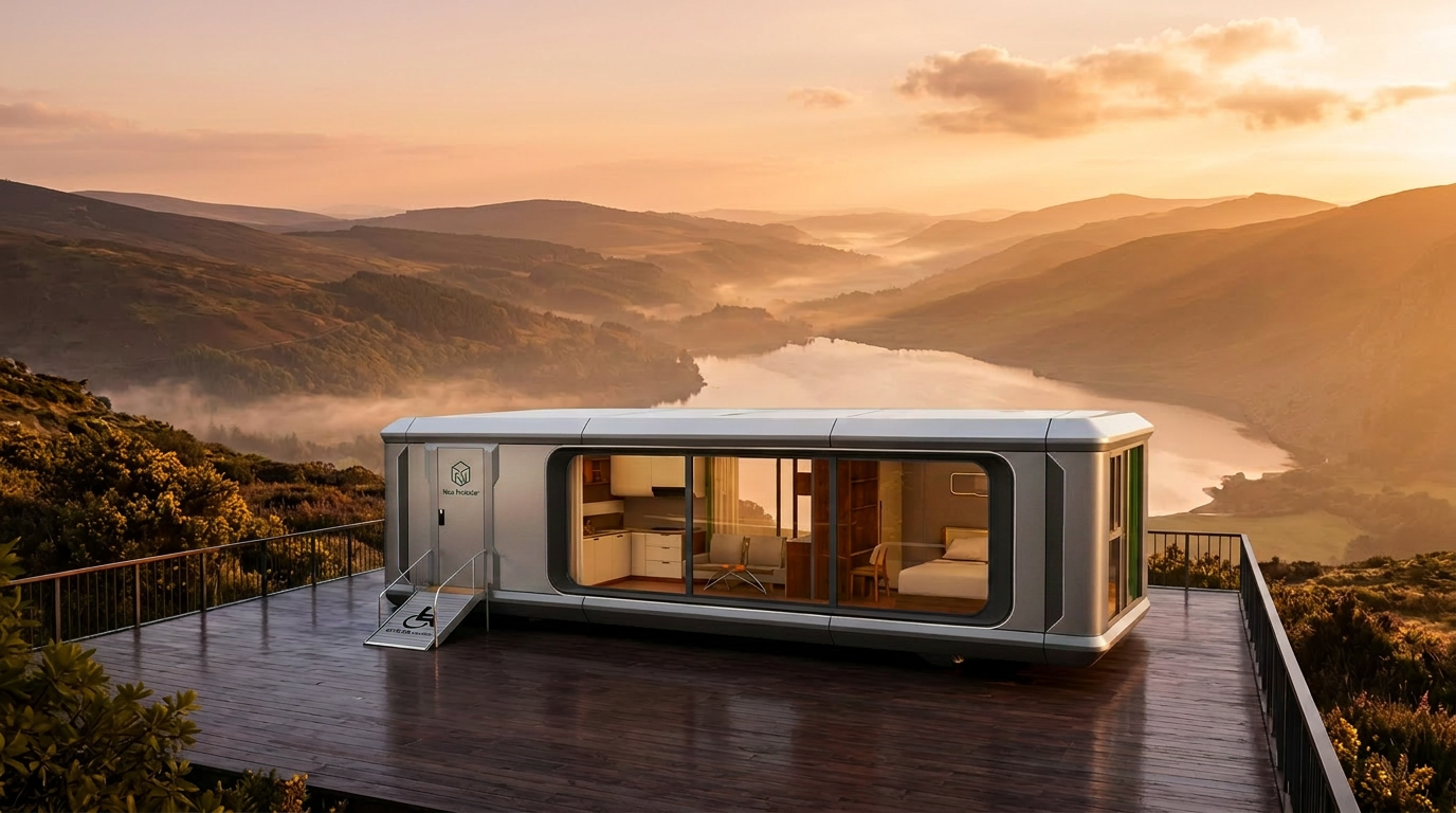 Nua Ultra pod in the Irish landscape